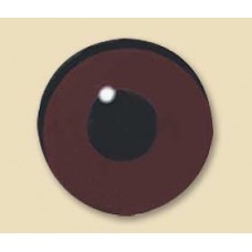 I4DBRW Dark Brown bird eye on wire 4mm by Van Dyke