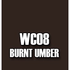 WC08 BURNT UMBER SMS WILDLIFE ACRYLIC LACQUER AIRBRUSH PAINT 30ml