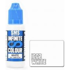 IC02 SMS INFINITE COLOUR WHITE  Waterbased 20ml